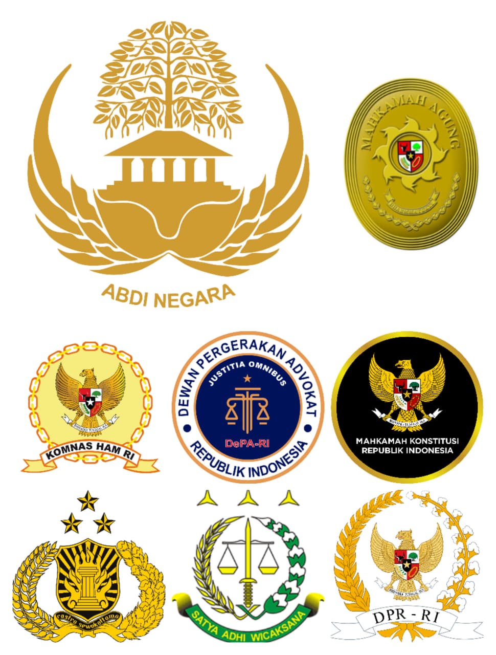 beberapa lembaga di indonesia